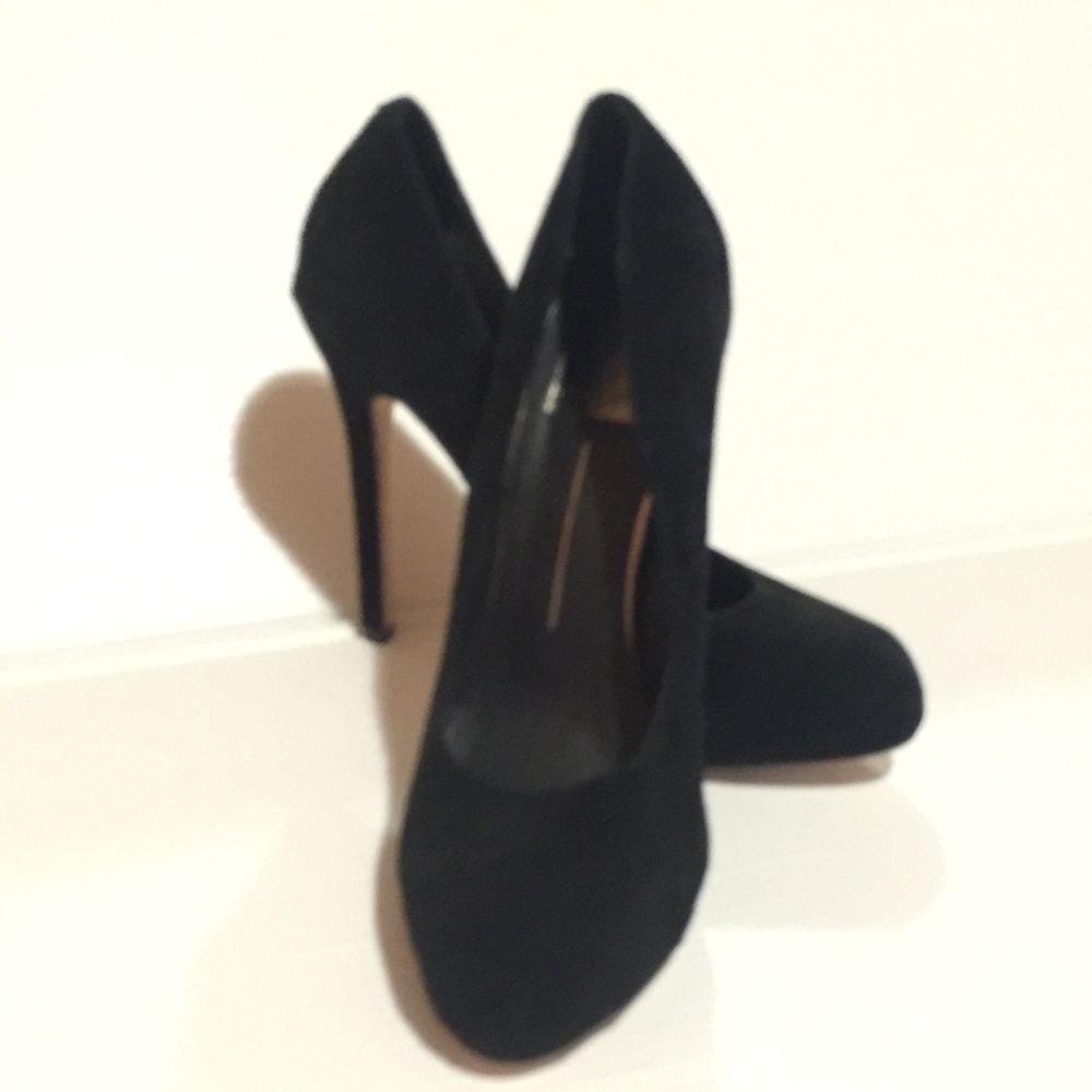 DOLCE VITA Black Suede Stilettos